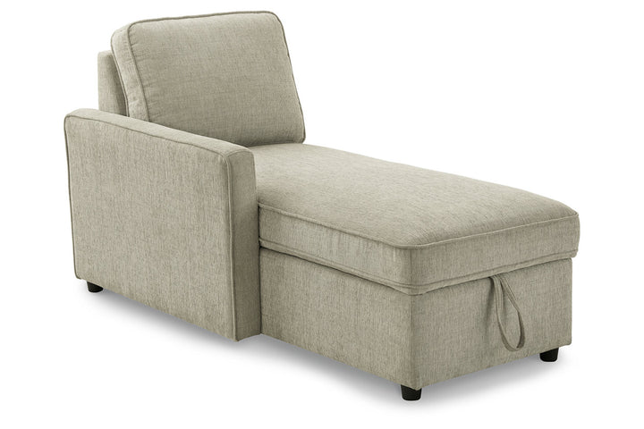 Kerle Left-Arm Facing Corner Chaise with Storage (2650416)