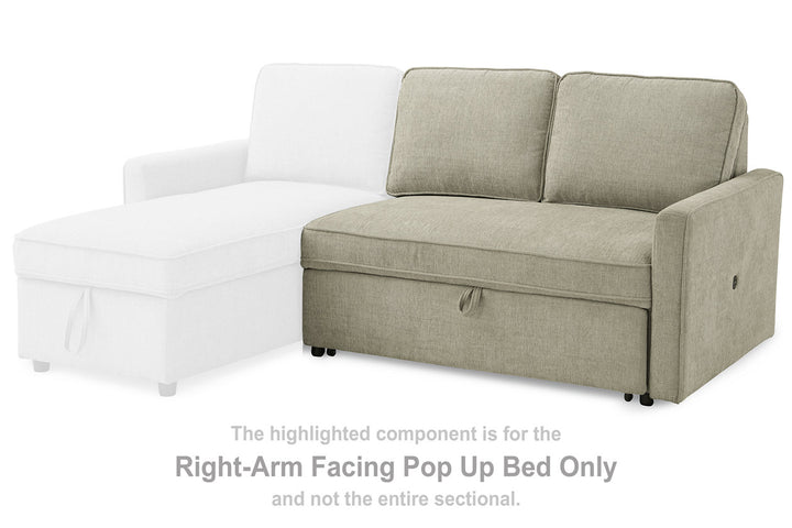 Kerle Right-Arm Facing Pop Up Bed (2650445)