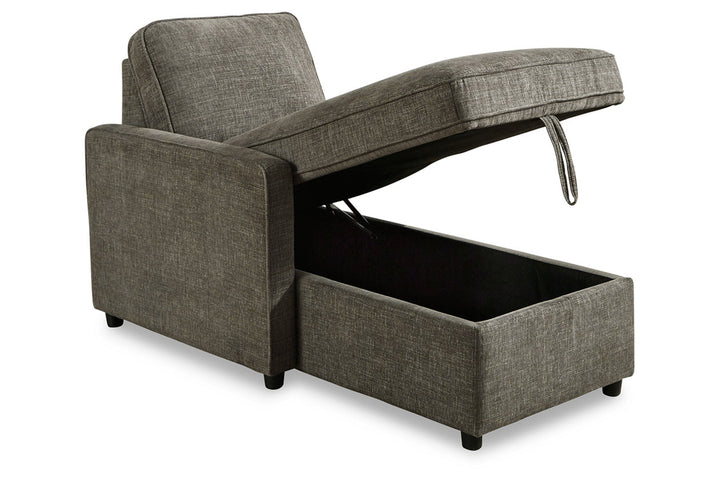 Kerle Left-Arm Facing Corner Chaise with Storage (2650516)