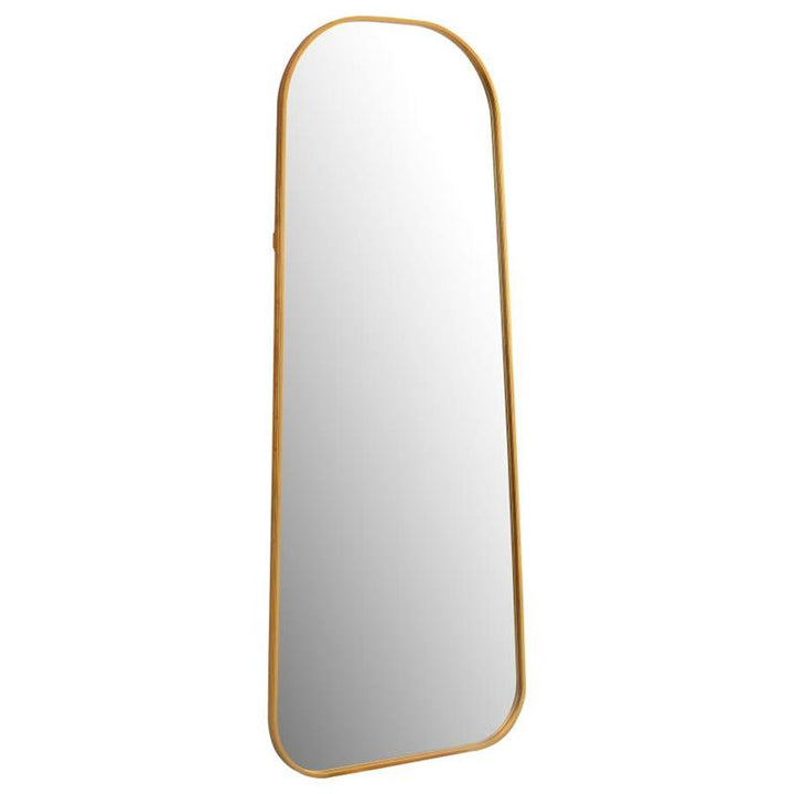 Simeon Metal Frame Full Length 51" Floor Mirror Antique Gold (962822)