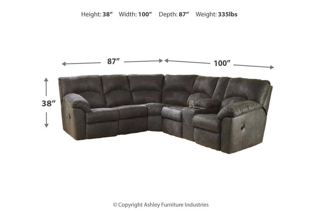 Tambo 2-Piece Sectional with Recliner (27801U1)