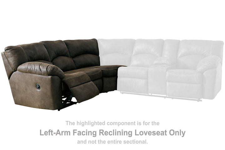 Tambo Left-Arm Facing Reclining Loveseat (2780248)