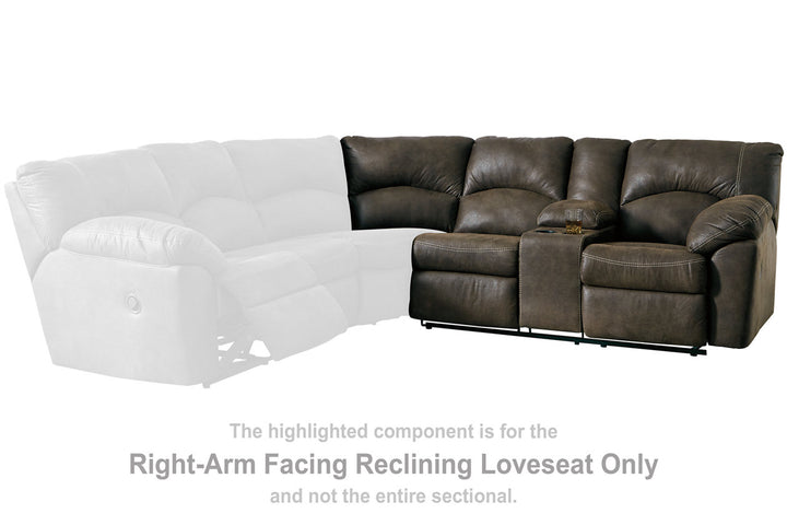 Tambo Right-Arm Facing Reclining Loveseat (2780249)