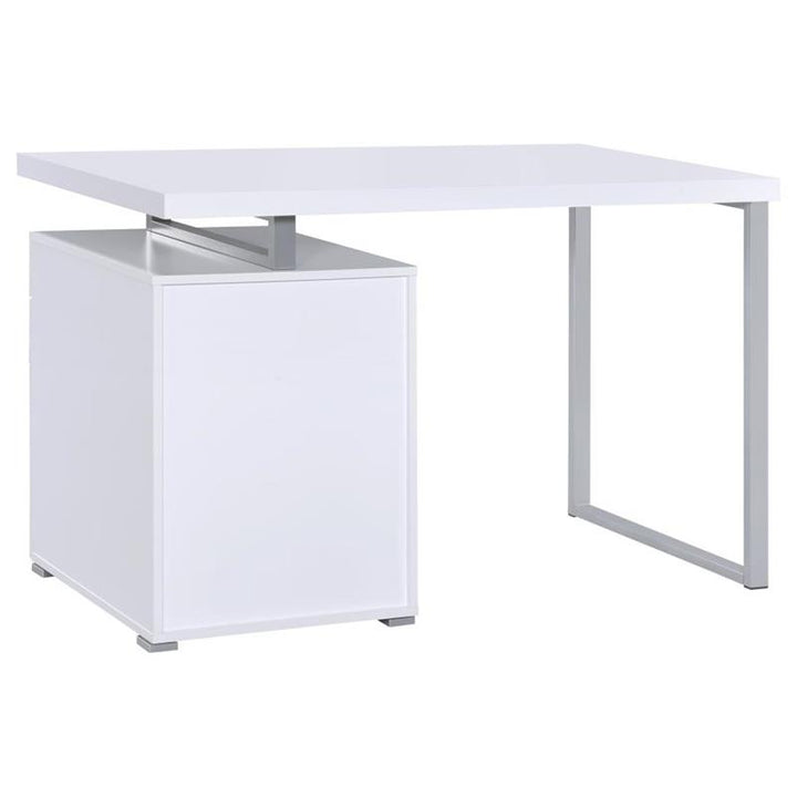 Brennan 3-drawer Office Desk White (800325)