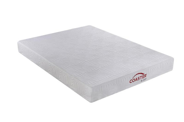 Keegan Twin Long Memory Foam Mattress White (350063TL)