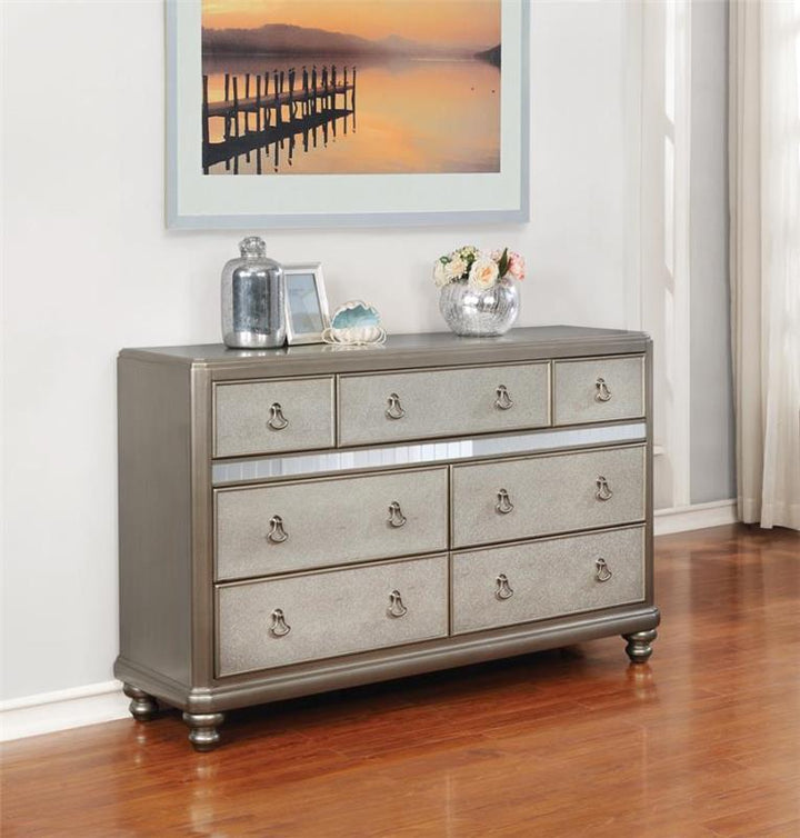 Bling Game 7-drawer Dresser Metallic Platinum (204183)