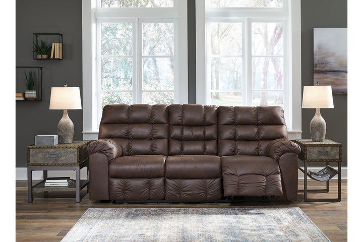 Derwin Reclining Sofa with Drop Down Table (2840189)