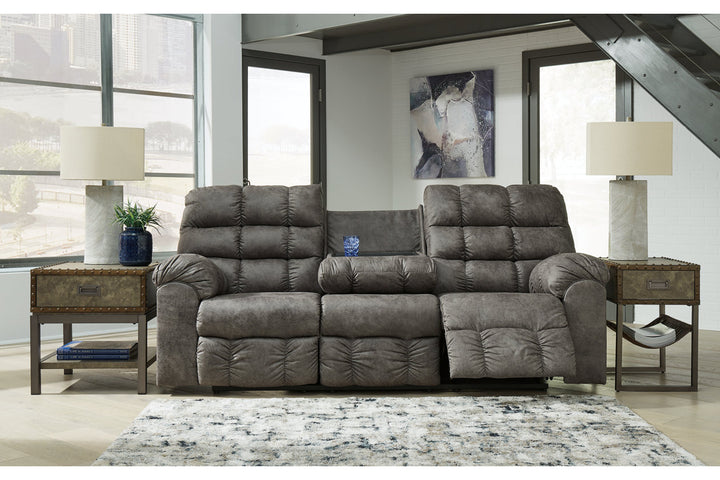 Derwin Reclining Sofa with Drop Down Table (2840289)