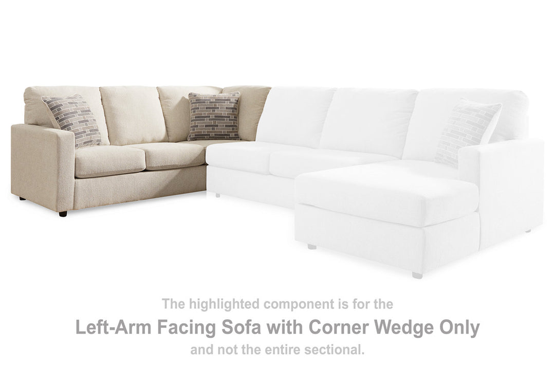 Edenfield Left-Arm Facing Sofa with Corner Wedge (2900448)