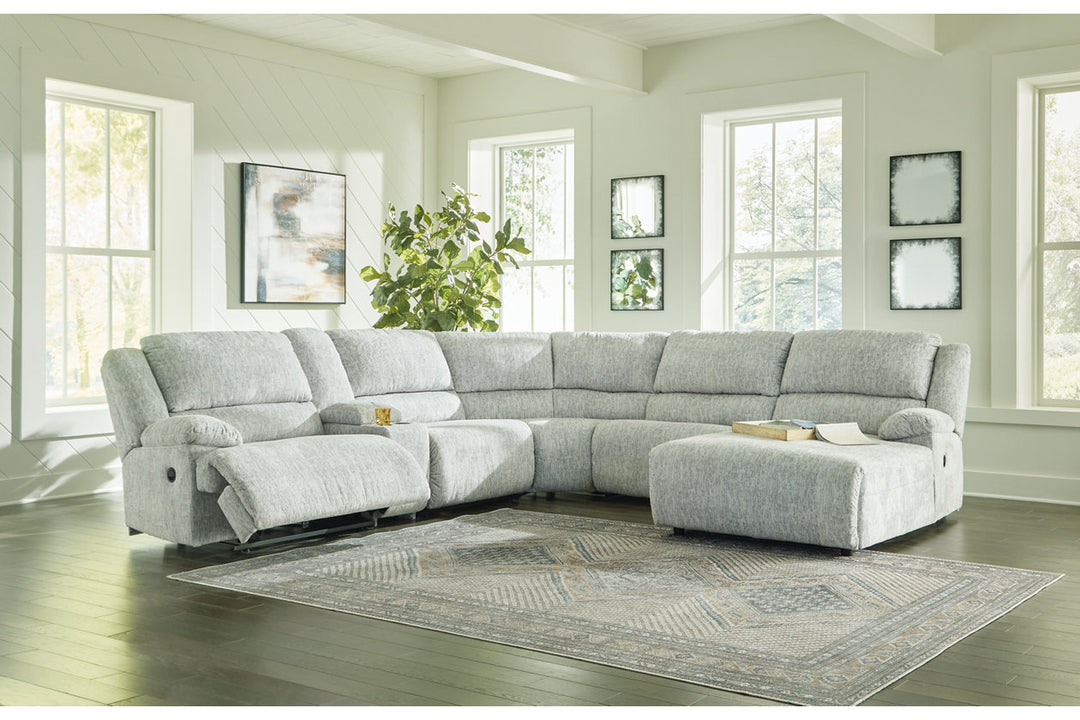 McClelland 6-Piece Reclining Sectional with Chaise (29302S8)