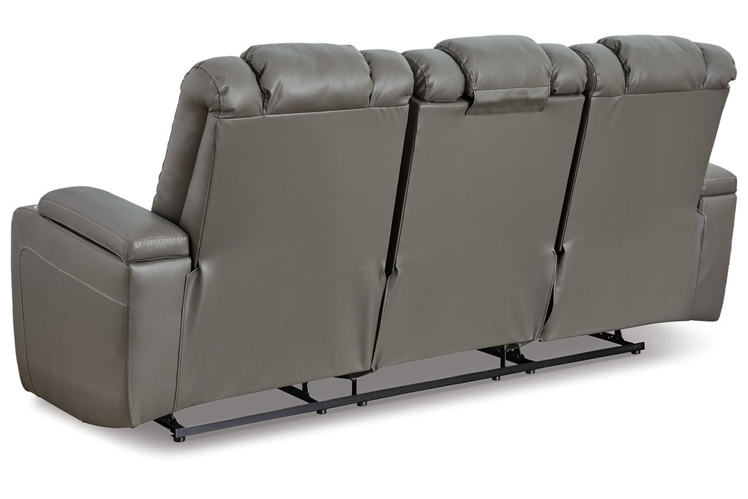 Mancin Reclining Sofa with Drop Down Table (2970289)