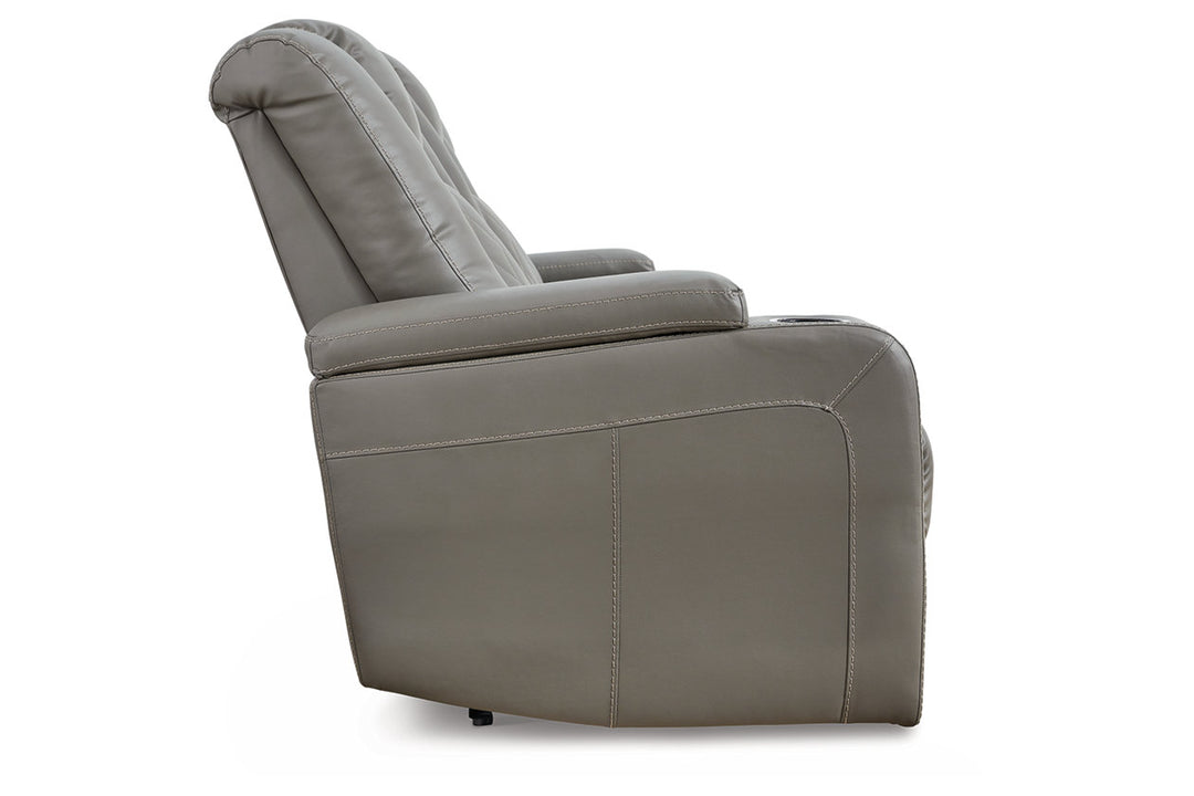 Mancin Reclining Sofa with Drop Down Table (2970289)