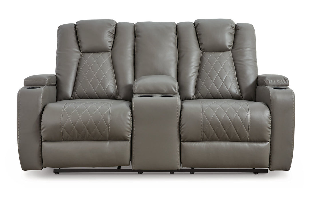 Mancin Reclining Loveseat with Console (2970294)