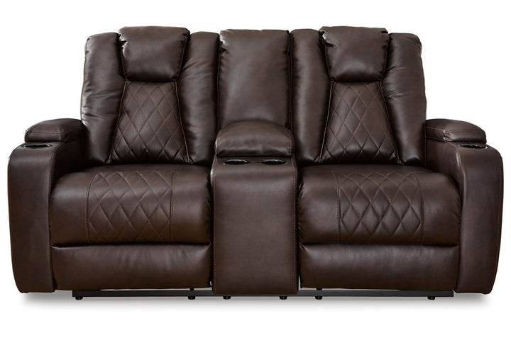 Mancin Reclining Loveseat with Console (2970394)