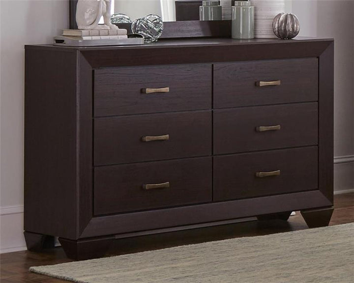 Dorian 4-piece Twin Bedroom Set Brown and Dark Cocoa (300762T-S4)