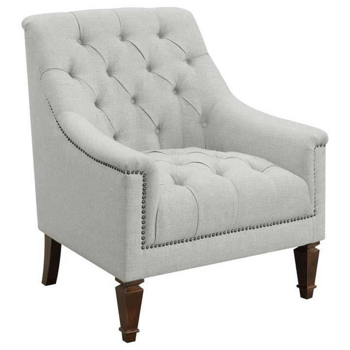 Avonlea Sloped Arm Upholstered Chair Grey (505643)