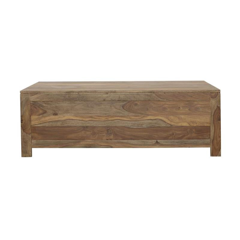 Esther 6-drawer Storage Coffee Table Natural Sheesham (723888)