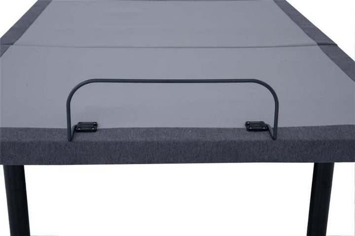 Negan Twin XL Adjustable Bed Base Grey and Black (350132TL)