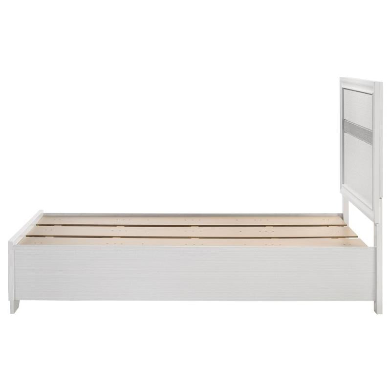 Miranda Twin Storage Bed White (205111T)