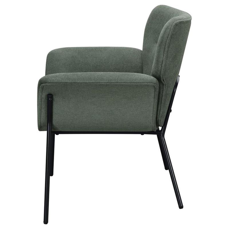 Davina Upholstered Flared Arms Accent Chair Ivy (905613)