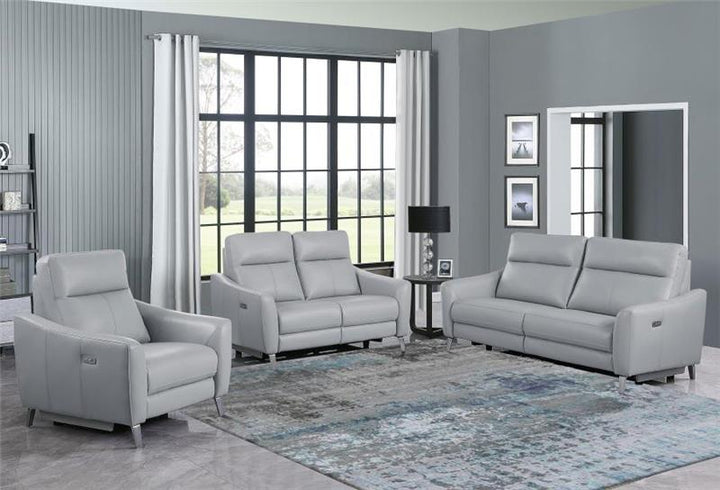 Derek Upholstered Power Living Room Set (602501P-S3)