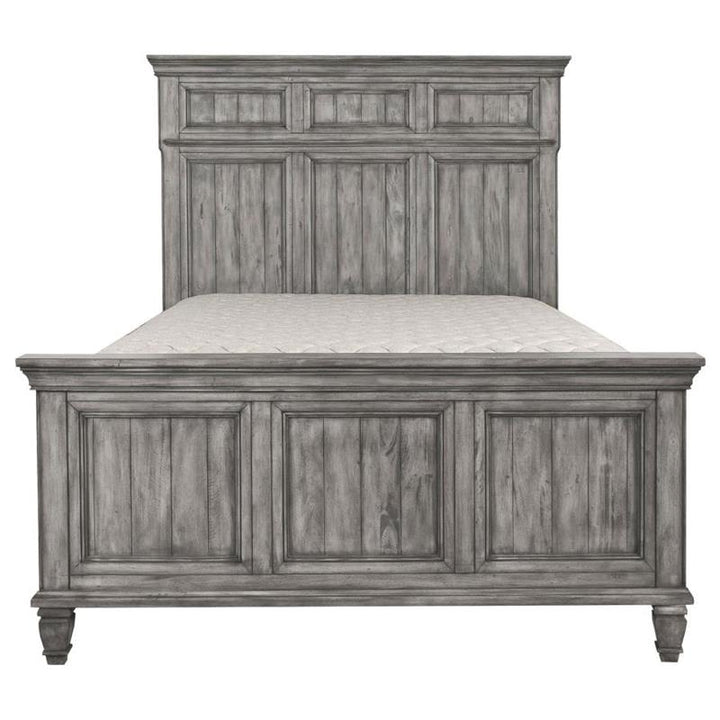 Avenue Queen Panel Bed Grey (224031Q)