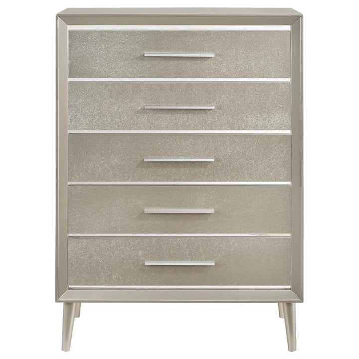 Ramon 5-drawer Chest Metallic Sterling (222705)