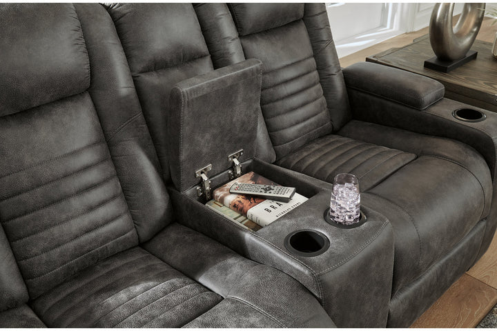 Soundcheck Power Reclining Loveseat with Console (3060618)