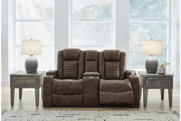 Soundcheck Power Reclining Loveseat with Console (3060718)