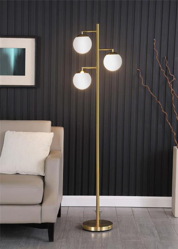 Sena Trio Tree Floor Lamp Gold (920214)