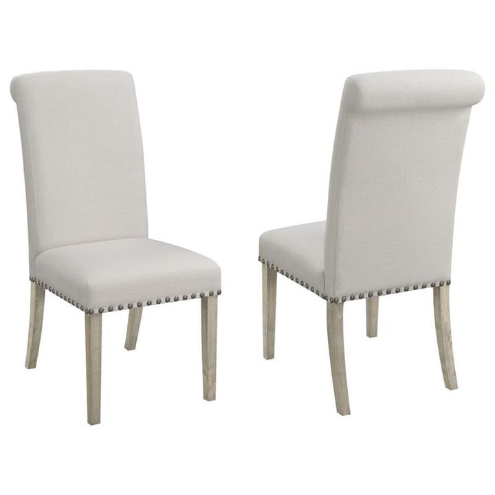 Salem Upholstered Side Chairs Rustic Smoke and Grey (Set of 2) (190152)