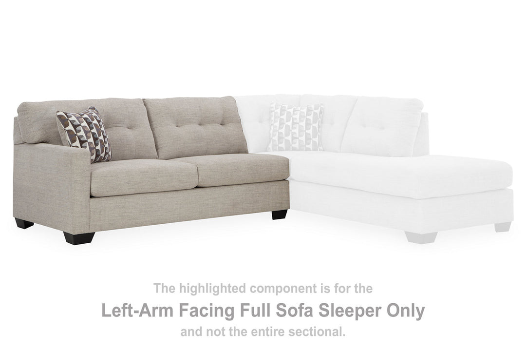 Mahoney Left-Arm Facing Full Sofa Sleeper (3100410)