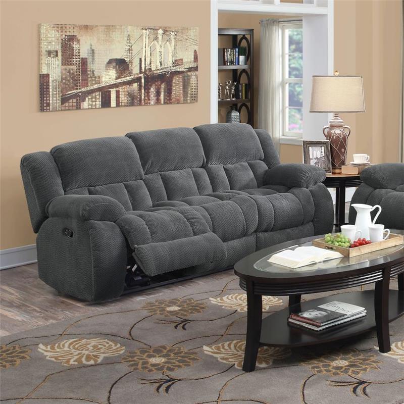 Weissman Pillow Top Arm Motion Sofa Charcoal (601921)