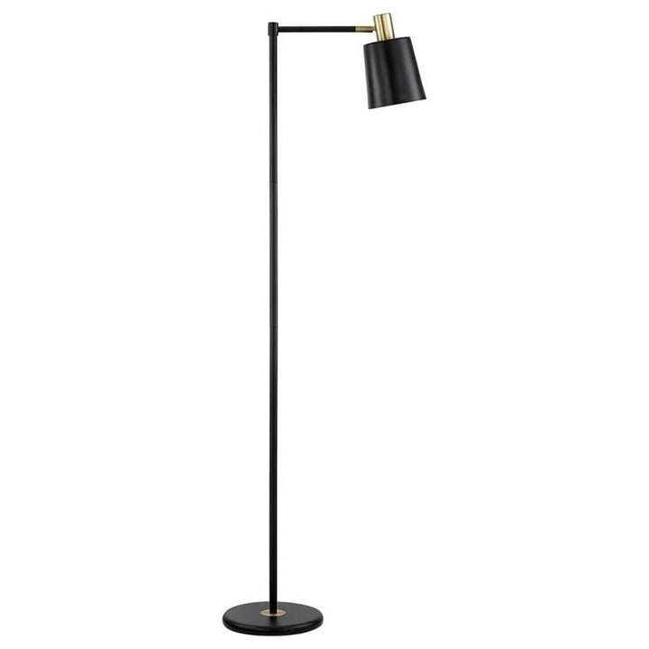 Rhapsody 1-light Floor Lamp with Horn Shade Black (920080)
