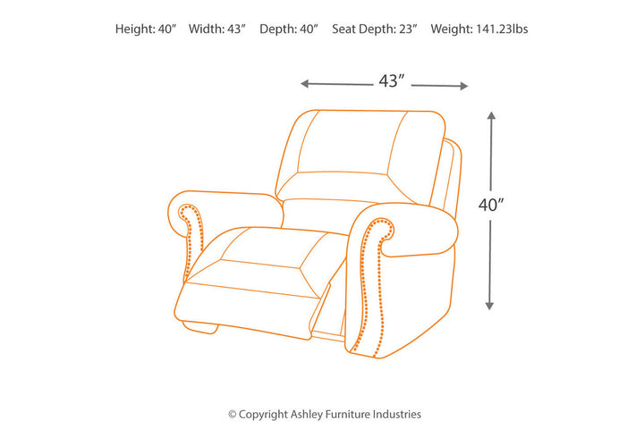 Larkinhurst Recliner (3190125)