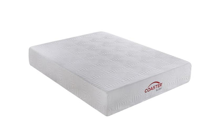 Ian California King Memory Foam Mattress White (350065KW)