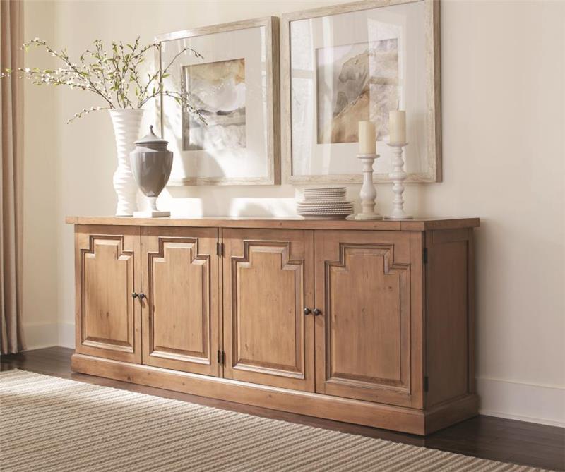 Florence 4-door Sideboard Rustic Smoke (180205)