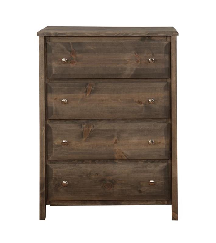 Wrangle Hill 4-drawer Chest Gun Smoke (400835)