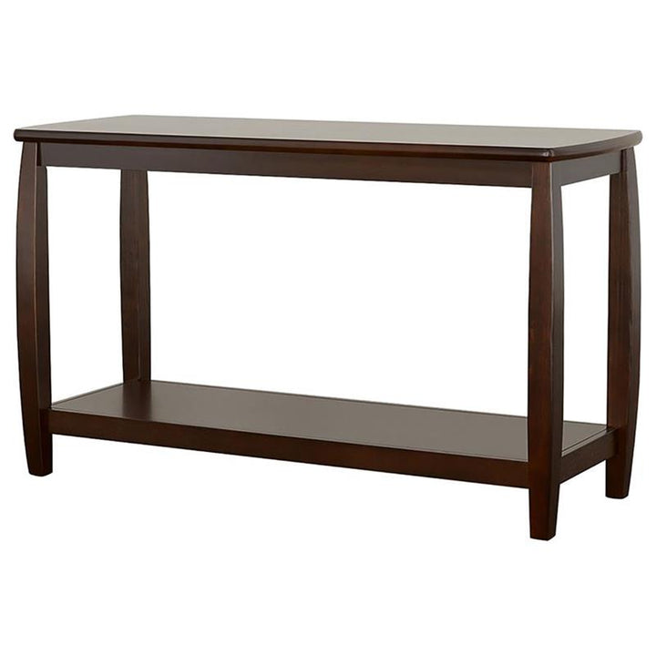 Dixon Rectangular Sofa Table with Lower Shelf Espresso (701079)