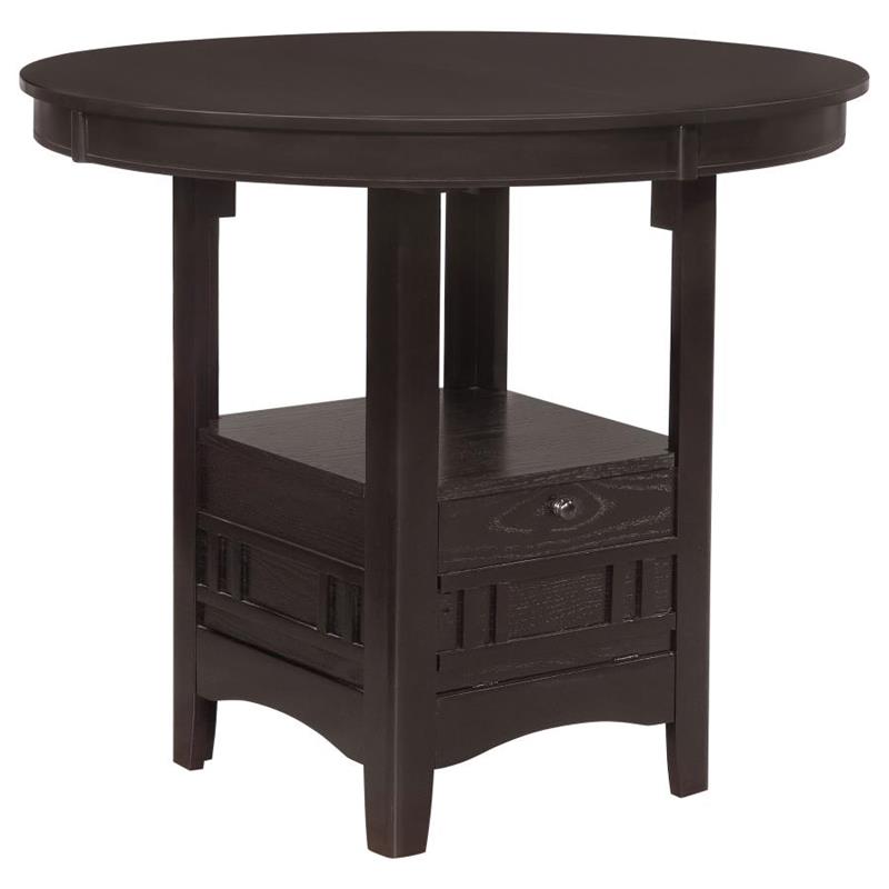Lavon Oval Counter Height Table Espresso (102888)