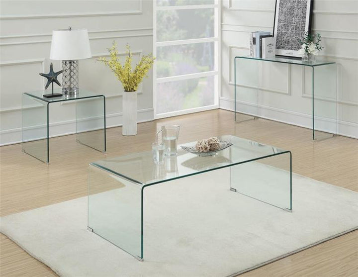 Ripley Rectangular Sofa Table Clear (705329)