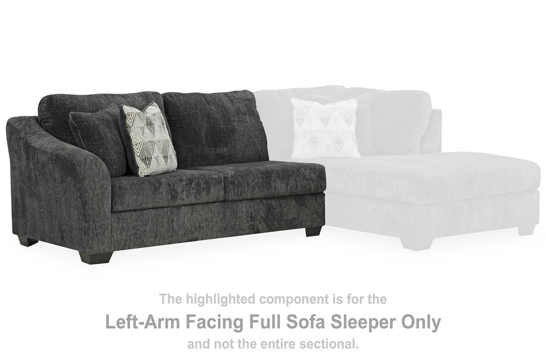 Biddeford Left-Arm Facing Full Sofa Sleeper (3550410)