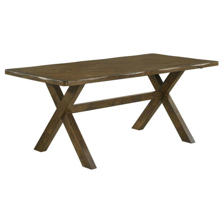 Alston X-shaped Dining Table Knotty Nutmeg (106381)