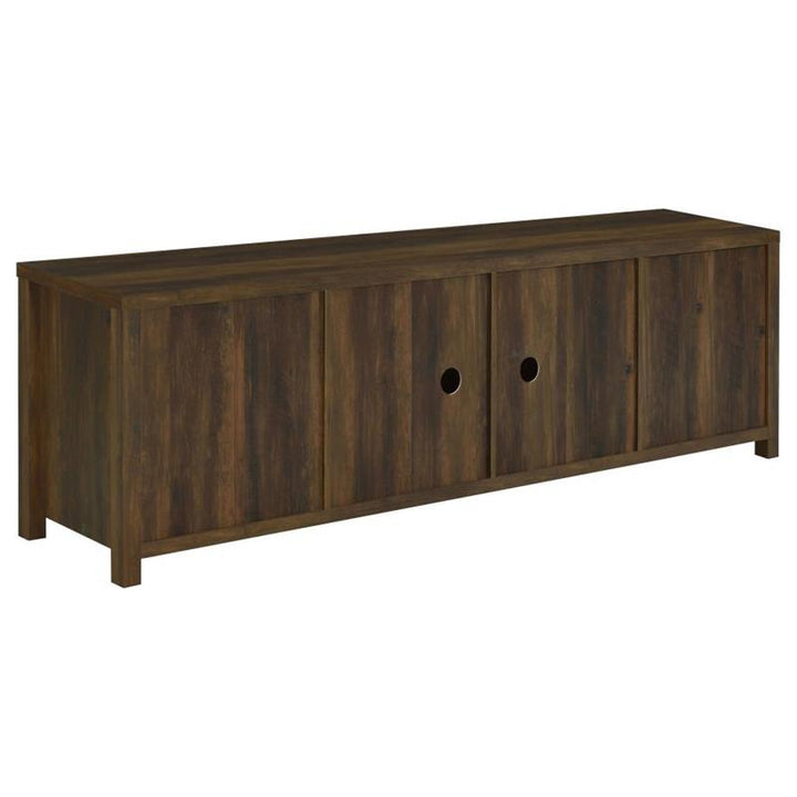 Madra Rectangular TV Console with 2 Sliding Doors (736273)