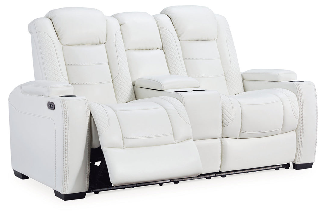 Party Time Power Reclining Sofa and Loveseat with Power Recliner (37004U4)