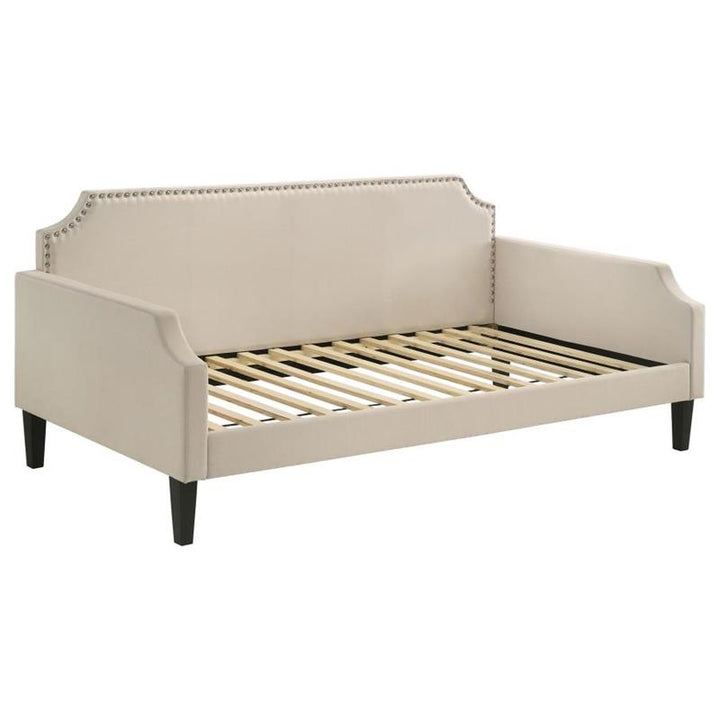 Olivia Upholstered Twin Daybed with Nailhead Trim (300635)