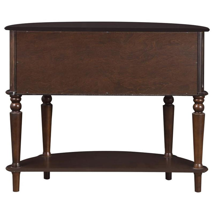 Brenda Console Table with Curved Front Brown (950059)