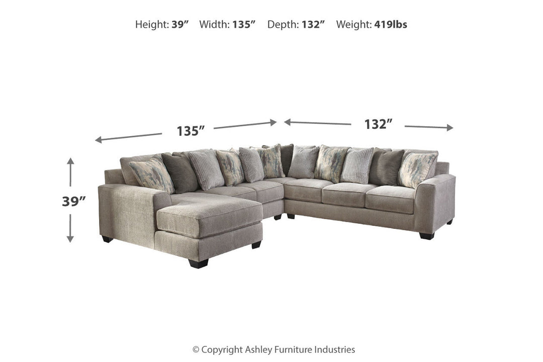 Ardsley 4-Piece Sectional with Chaise (39504S1)