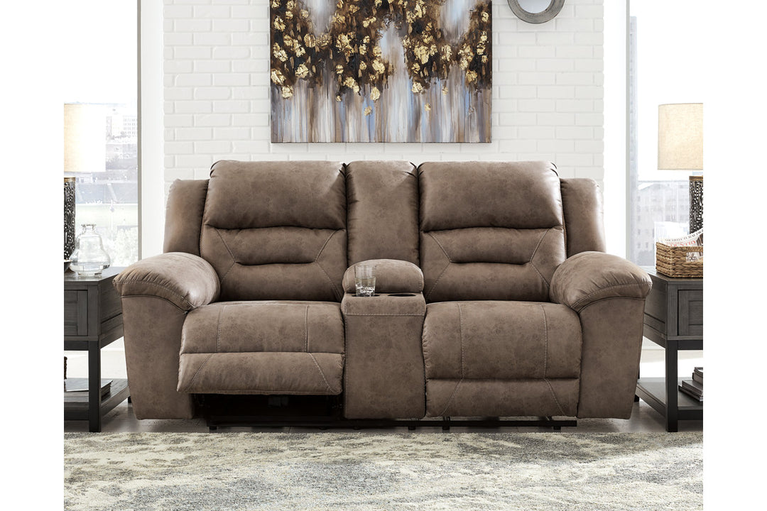 Stoneland Power Reclining Loveseat with Console (3990596)