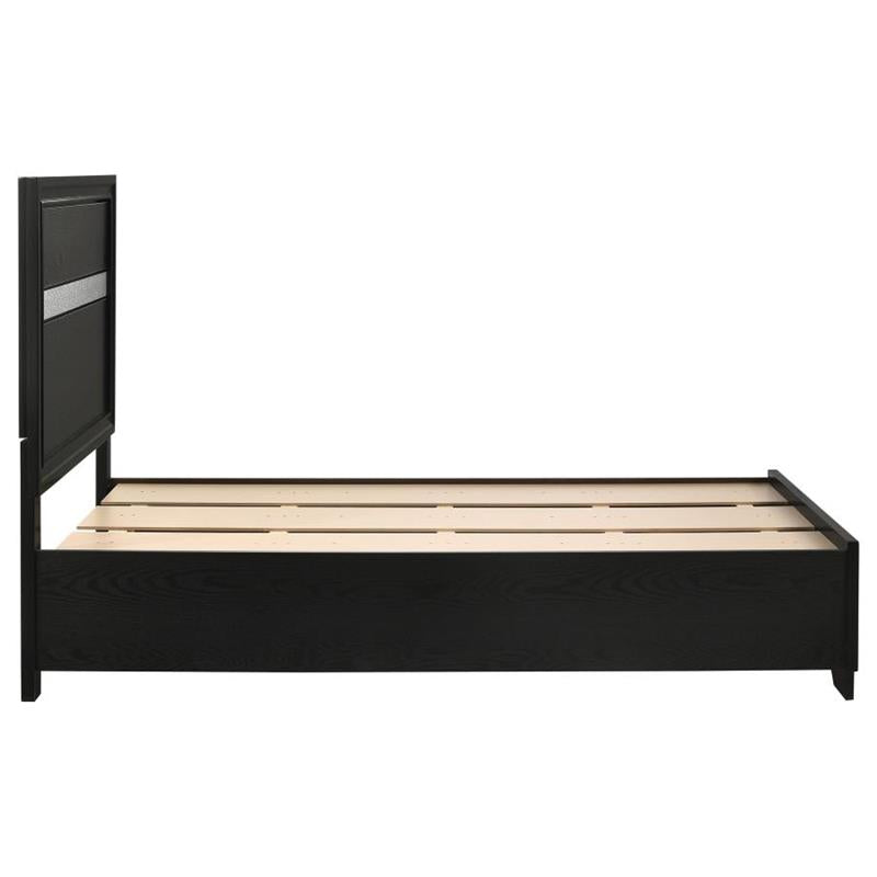 Miranda Twin Storage Bed Black (206361T)
